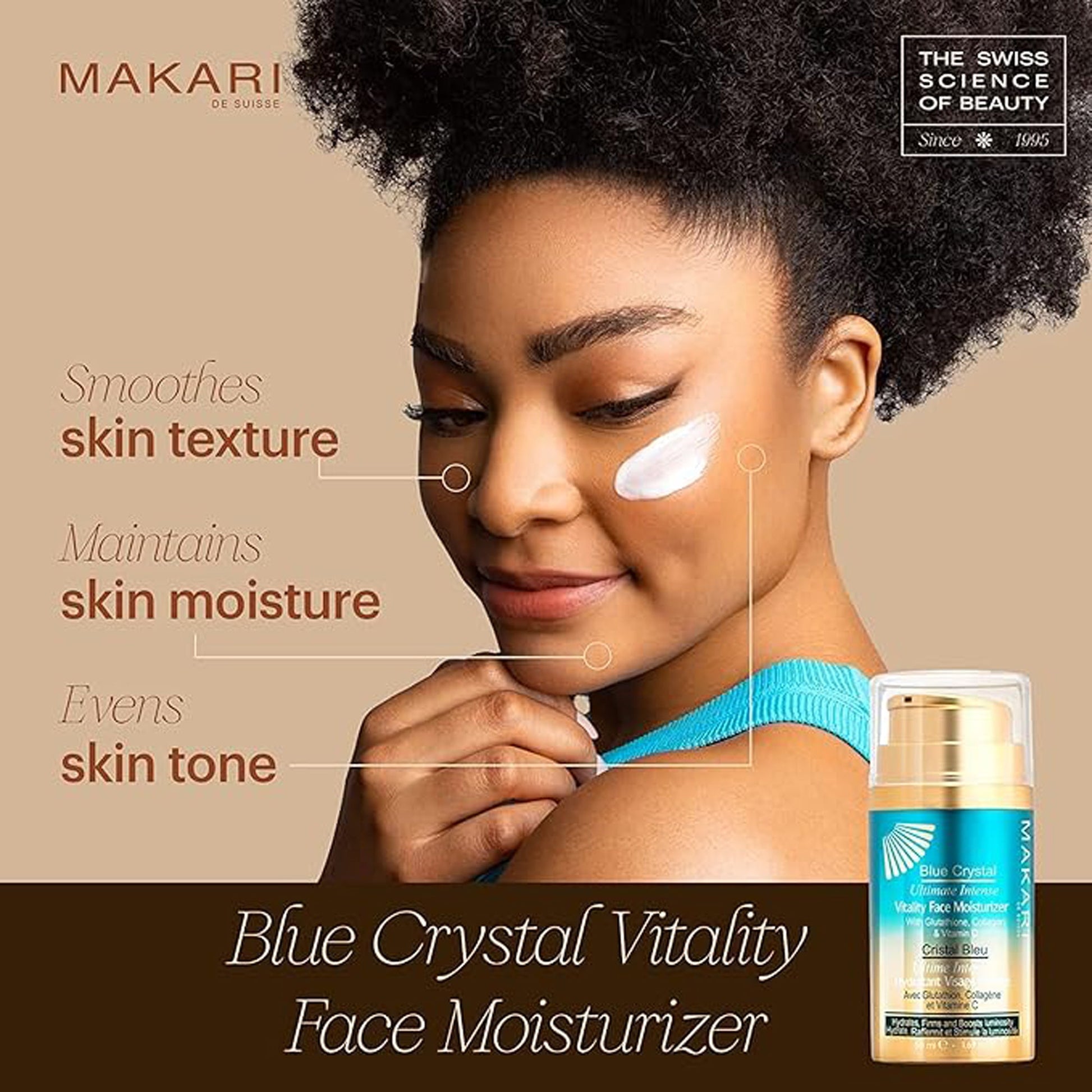 Blue Crystal Vitality Face Moisturizer - Image 2