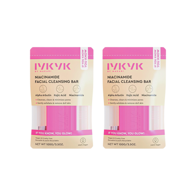 IYKYK NIACINAMIDE FACIAL CLEANSING BAR - 2 PACK